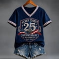 thumbnail image 3 of 9/11 25th Anniversary Shirt Womens WE Will Never Forget Tee Shirts | Lightweight Fabric, V Neck Short Sleeve Tops, American Flag, 2001-2026 25Th Anniversary Tops, Patriotic Honor Tee Shirt,M, 3 of 5