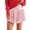 Pink, variant on Patchwork Sequins Pleated Skirts for Women Fashion Short Solid Color Regular High Waist Skirts for Women Hot Pink,XS