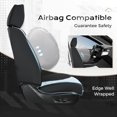 thumbnail image 3 of Fundas de Asiento Coverado D8918 Cuero Nappa Impermeable Universal 2 Piezas Delanteras, 3 of 5