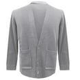 thumbnail image 4 of Mens Cardigan Fall Winter Strong Tie Warm Knit Coat Top, 4 of 5