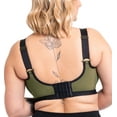 thumbnail image 2 of Curvy Kate Everymove Underwire Sports Bra (CK043113),32J,Jungle Green/Black, 2 of 9