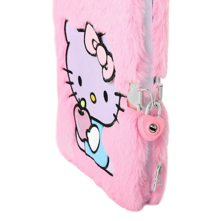 Sanrio Hello Kitty Plush Journal with Lock and Key, 50 Pages photo 5