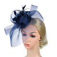 thumbnail image 4 of Fascinator Fascinator Faux Feather: Veil Hair Clip Fascinator Hat Fascinateur de mariage, 4 of 10