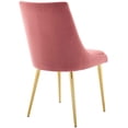 thumbnail image 6 of Home Square 2 Piece Modern Velvet Accent Dining Chair Set in Dusty Rose, 6 of 8