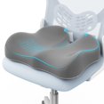thumbnail image 1 of Cojín para asiento A-Pce de espuma viscoelástica ergonómico, alivio del dolor, gris, 1 of 7