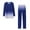 Blue, variant on Womens Pajama Sets Women's Round Neck Long Sleeve Pants Sports Set