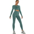 thumbnail image 4 of VASLANDA Women's High Waist Workout Seamless Smile Yoga Leggings Scrunch Butt Tummy Control Compression Yoga Pants Active Tights, 4 of 6