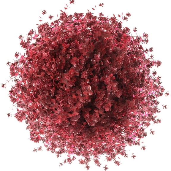 Artificial Outdoor UV Resistant Fall Flowers, Fake Boxwood Plants Indoor Outdoor Fall Decor Ideal for Home Kitchen, Christmas,Thanksgiving, and Autumn Festivals Decoration(Fall red)