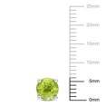 thumbnail image 2 of Everly Women's Peridot Sterling Silver Earrings, 2 of 6