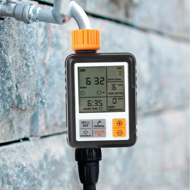 Pantalla LCD Inteligente Automática, Temporizador Electrónico De Agua Para Jardín, Controlador De Riego Para Uso En Exteriores
