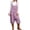 Pink, variant on Womens Loose Fit Harem Capri Overalls, Casual with Side Pocket and Adjustable Straps, Soft Polyester Navy,Size S