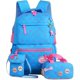 thumbnail image 1 of Mochila escolar para niñas Mochila con estampado de estrellas lindas Bolsas de escuela primaria ligeras para niños con mano, 1 of 2
