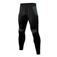 thumbnail image 2 of SDNall Compression Leggings for Men Sports Stretch Leggings Trousers Breathable Quick-Drying Wicking Fitness Pants Running Pants Sizes:S-2XL, 2 of 9