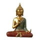 thumbnail image 2 of Estatua de Buda Sakyamuni Estatua de Buda Meditación Decoración para Escultura religiosa Budismo Hindú Fengshui Estatuilla para vino pequeña sala Zen Habitación , sola sola mano arriba Magideal Estatua de Buda, 2 of 7