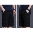 thumbnail image 5 of JIUKE Cargo Shorts for Men Elastic Waist Summer Casual Shorts Drawstring Outdoor Loose Hiking Shorts Multi Pocket, 5 of 5
