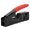 Red, variant on Network Wire Crimper Stripper Cutter for CAT-5, CAT-6, CAT-7 - German-Style Tool Steel, Red (5.3 in)