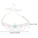 thumbnail image 5 of Collar de estrella de mar, gargantilla bohemia, collar de cosplay de sirena, accesorio de vacaciones, 5 of 7