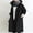 Black, variant on Women'S Long Sleeve Hooded Windbreaker Jacket Casual Cropped Turtleneck Top with Pockets for Gym Workout Yoga Daily