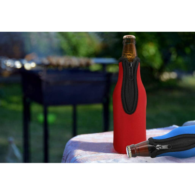 Beer Bottle Cooler With Zipper Extra Thick Wine Sweaters for Wine
