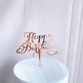 thumbnail image 2 of 6 PCS Cake Insert Paper Cups Birthday Decoration Toppers for Cakes Decorative Pick Happy Cupcake Delicate Card Acrylic, 2 of 6
