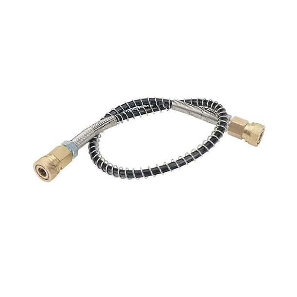 High pressure PCP hose pneumatics air pump Paintball Air Webie Airsoft Rifle with female connector M101 (Color : 2pcs Conenctor, Size : 80cm)