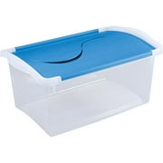 Sterilite 15-Quart Hinged Lid Box, Set of 6