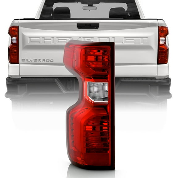 2019-2023 Chevy Silverado 1500 Incandescent Tail Light w/Harness Driver Side