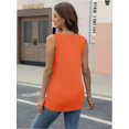 thumbnail image 6 of Tank Top Women Casual Soft Summer V Neck Sleeveless Tops Outfits Clothes, 6 of 6