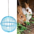 thumbnail image 3 of Rabbit Feeder Ball - 5.1inch Stainless Steel Hanging Feed Dispenser for Bunny Hamster Guinea Pig Rat Chinchilla, 3 of 8