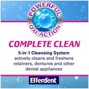 Efferdent Anti-Bacterial Denture Cleanser Tablets, 102 ct, 6 Pack