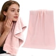thumbnail image 2 of Cozival Cotton Hand Towels, 35X75Cm Pure Cotton Towel, Thickened Highly Absorbent Soft Face Hand Towel, Plain Color Quick-Dry Household Bath Towel, Absorbent Face Towels, Light Pink, 2 of 8