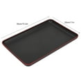 thumbnail image 4 of Domqga Food Tray,Japanese Style Rectangular Plastic Tray Food Serving Tray for Restaurant Home Hotel, Serving Tray, 4 of 8