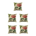 thumbnail image 3 of Maytalsory Easy To Change Flowers Pillowcase Addition To Home Decor Polyester Decorative Pillow Cushion Covers Soft Durable kztym001-4 5Set, 3 of 6