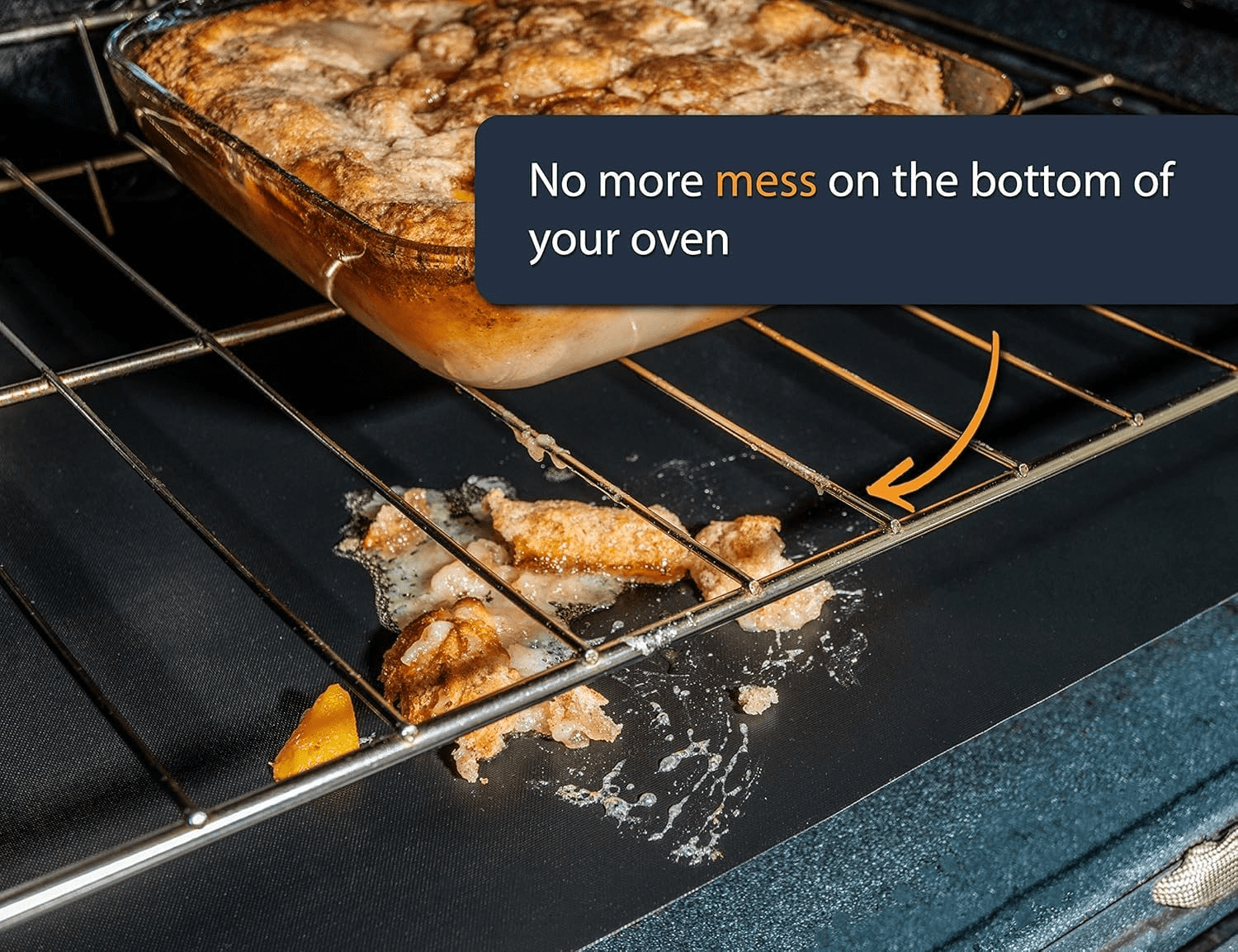 3 Pack Linda’s Essentials 16.25” x 23” Non-Stick Oven Liners for Bottom of Electric Oven and Gas Oven