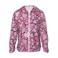 thumbnail image 1 of Fotbe Sweet Heart Chaqueta con Protección Solar UPF 50+ para Hombre y Mujer, Camisa con Capucha y Bolsillos-Small, 1 of 7