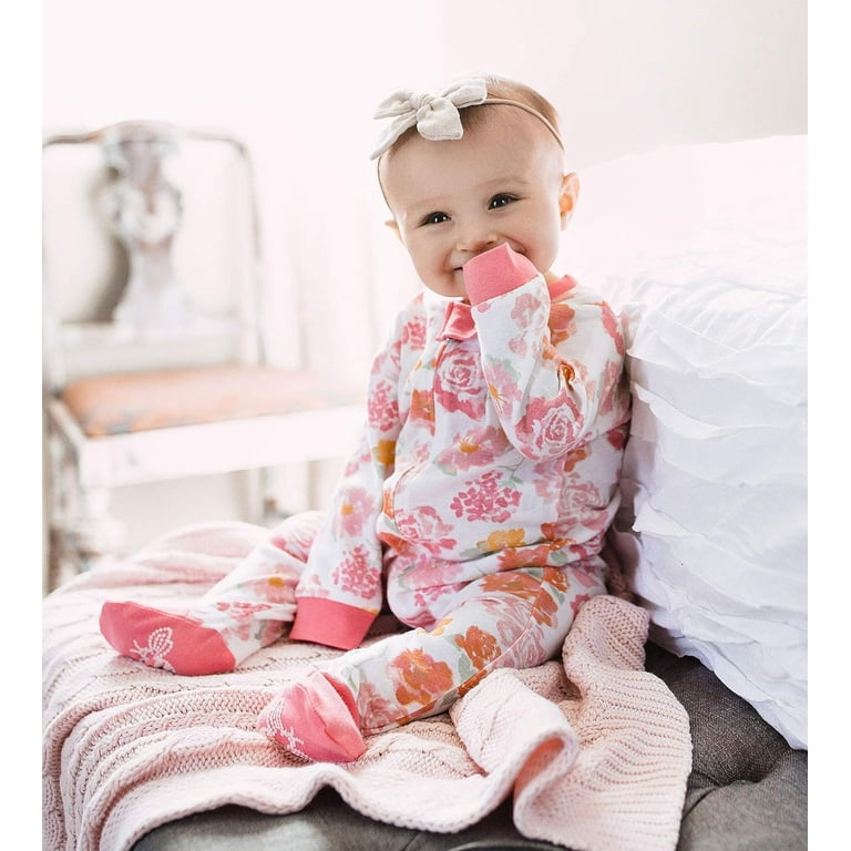 Burt s Bees Baby Newborn Baby Girl Organic Cotton Sleep N Play