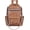 1 Brown Retro Style, variant on Small Backpack Purse for Women Designer PU Leather Roomly Mini Backpacks Multi Pocket Fashion Backpack