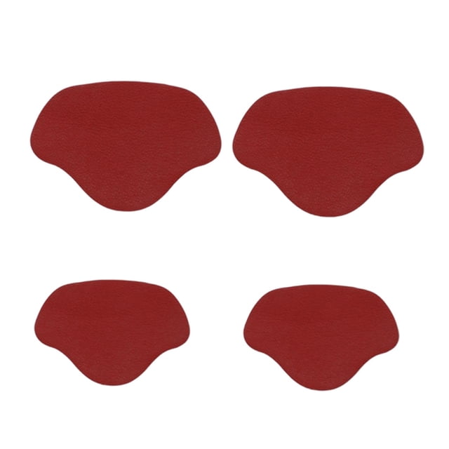 Plantillas de agarre rápido para talón Sunnimix Inserciones de cojín rojo