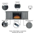 thumbnail image 4 of Franklin 60" Fireplace with 2 Doors, 4 of 10