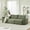 Green + Chenille + 3 Seat + Foam, variant on ChenyueFurn 109" Modern Chenille 3-Seater Sofa, Deep Seating with Thick Armrests,Beige