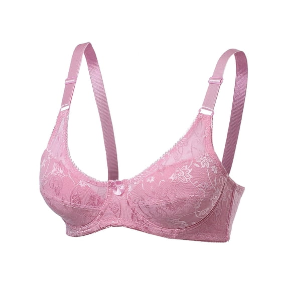 FashionOutfit Women's Underwire Non-padded Soft Lace Nursing Bras
