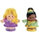 Fisher-Price Petites Personnes Disney Princesse, Rapunzel et Tiana – image 2 sur 2