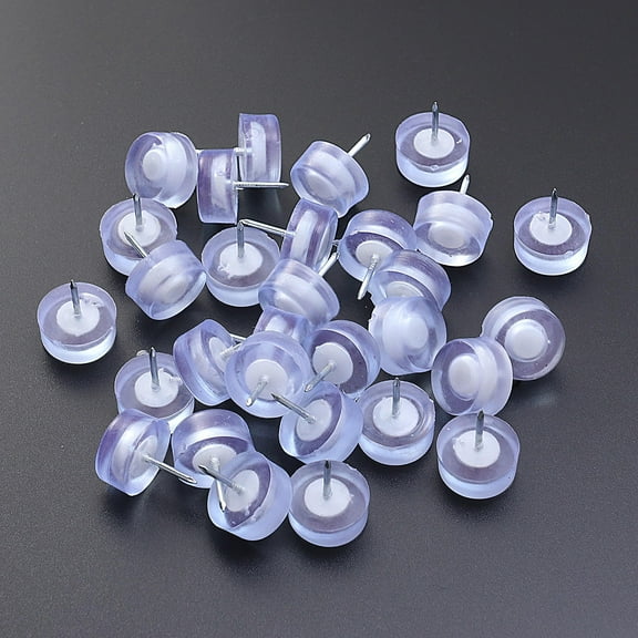 HOOWIFFY Upholstery Nails Sofa Tacks 10x20mm Iron and Plastic Furniture Tacks 30Set