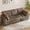 Brown, variant on Rophefx 80" 3 Seater Sofa with USB Ports,Cup Holders, Corduroy Deep Seat Sofa Couch for Living Room Apartment Bedroom,Green