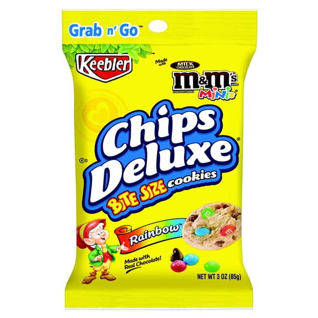 Keebler Chips Deluxe Rainbow Bite Size Cookies 3 oz. Bag