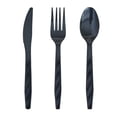 thumbnail image 6 of Sportteer Plastic forks Spoons Set Anti-slip Handle Tableware Set Disposable Tableware forks: 60 Pcs/Set Food Grade High Temperature Resistant Smooth One Piece Molding Outdoor Camping BBQ forks, 6 of 10