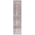 thumbnail image 2 of Safavieh Heirloom Jayce Oriental Polyester Runner Rug, Gray/Blue Rust, 2' x 8', 2 of 10