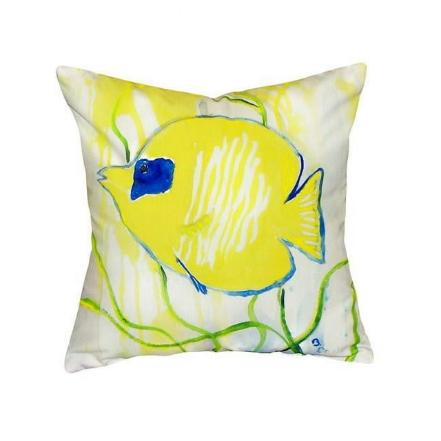 Betsy Drake NC673 Oreiller Sans Cordon 18 x 18 Po Jaune