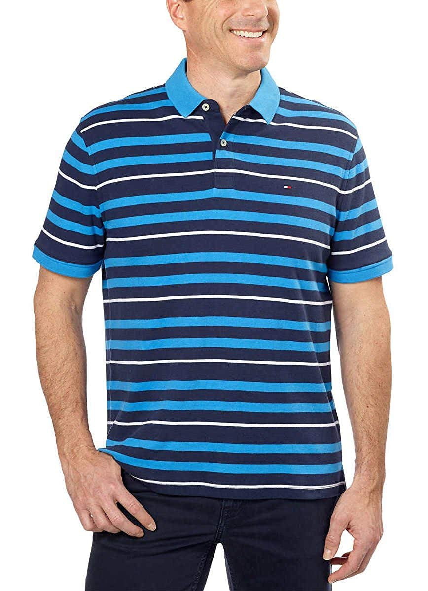 NAUTICAL BLUE XX-Large Harriton Men/’s Knit Collar Pique Polo Shirt
