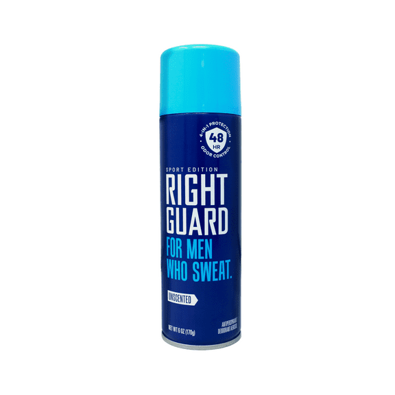 Right Guard Sport Unscented Aerosol Antiperspirant Spray 6 Oz (Pack Of 10)